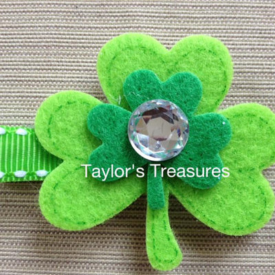 Taylors treasures - st. patrick's day non-slip clippie 