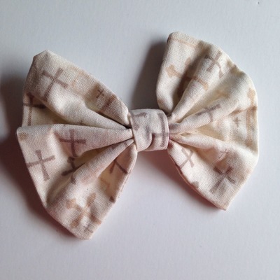 Crosses fabric bow
