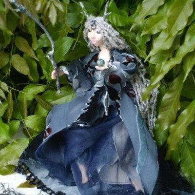 Priestess of the wood one of a kind fairy doll