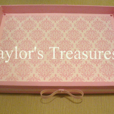 Taylors treasures - tray can match any nursery or decor -