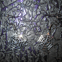 Spider Web Earrings  - Thumbnail 2