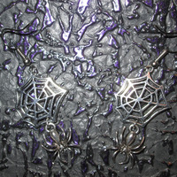 Spider Web and Spider Earrings  - Thumbnail 3