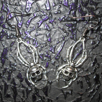 Skull Spider Earrings  - Thumbnail 2