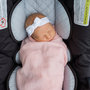 Car Seat Swaddle - Peachy Pink - Thumbnail 2