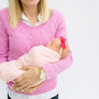 Car Seat Swaddle - Peachy Pink - Thumbnail 4