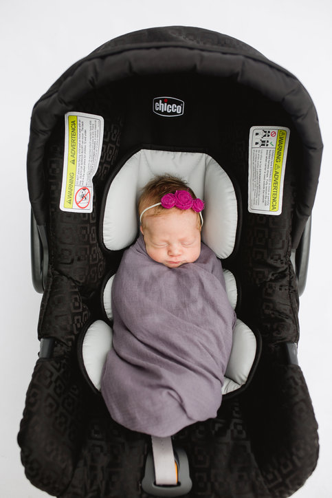Car Seat Swaddle - Grey