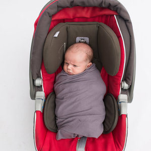Car Seat Swaddle - Grey