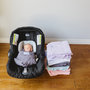 Car Seat Swaddle - Grey - Thumbnail 3