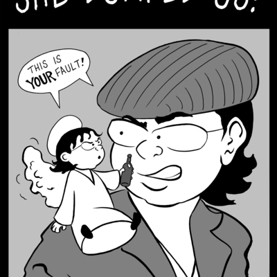 French toast #8: she dumped us!