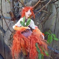 Faun Fairy Doll--One of A Kind--Faeryspell Creations - Thumbnail 2