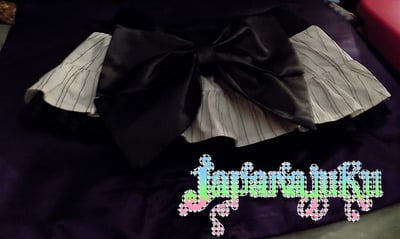 〖Sold Out〗Ma＊rs MARS Bow Pinstripe Mini Skirt