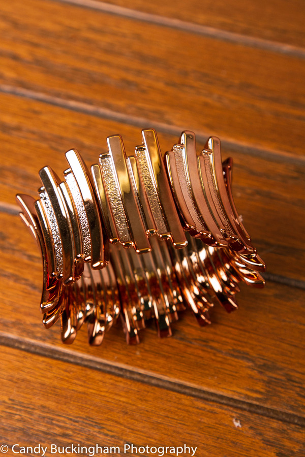 "Taylor" Bronze stretch bracelet