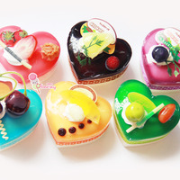 Jelly Glazed Heart Cake Squishy - Thumbnail 1