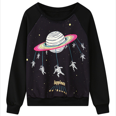 Harajuku galaxy hoodies - Thumbnail 5