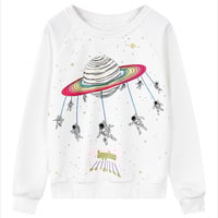 Harajuku galaxy hoodies - Thumbnail 4