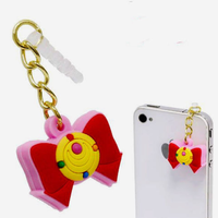 Sailor Moon 3.5 mm Dust Anti Earphone Plug For iPhone Galaxy - Thumbnail 3