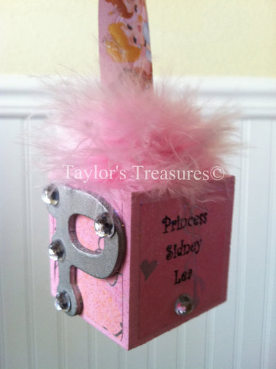 Taylors Treasures - Nursery Message Blocks - Wood Blocks - Personalized Monogrammed - Princess - Ornaments