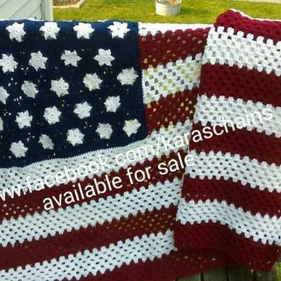 Stars And Stripes Afghan