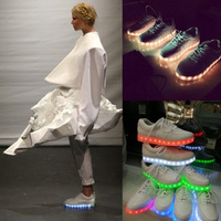 Fashion colorful Led luminous rechargeable sneakers - Thumbnail 2