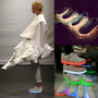 Fashion colorful Led luminous rechargeable sneakers-2