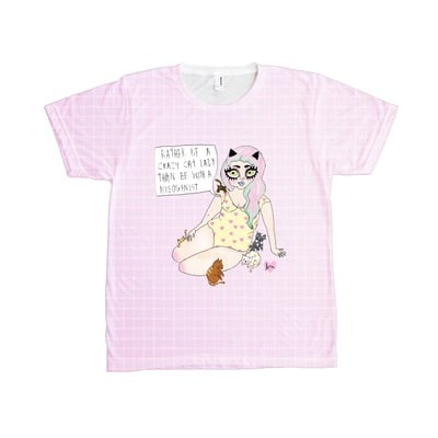Cat lady t-shirt - Thumbnail 1