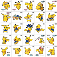 025 Pikachu Pan Stickers Pokemon - Thumbnail 4