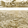 Birmingham, Alabama in 1885 - Bird's Eye View Map, Aerial, Panorama, Vintage, Antique, Reproduction, Giclée, Fine Art, Wall Map, History-4