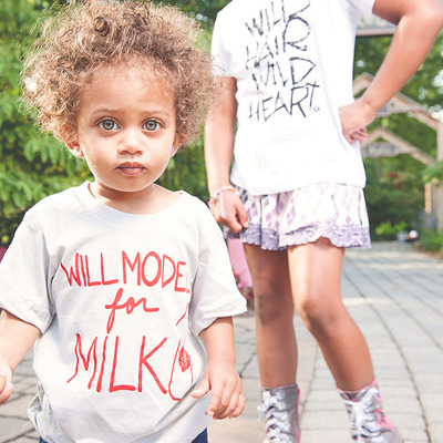 Will model for milk tee - infant