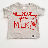 Will Model For Milk Tee - infant - Thumbnail 1