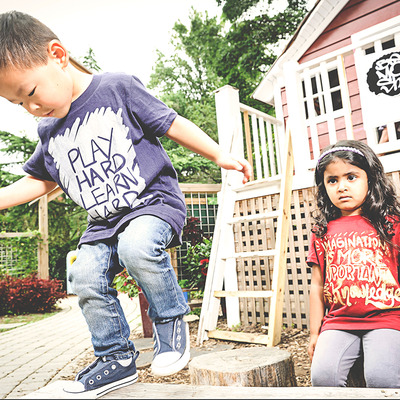 Play hard learn hard tee