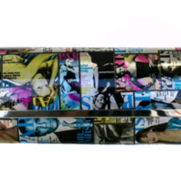 "Paris" rolled clutch in color - Thumbnail 1