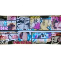 "Paris" flat clutch in color - Thumbnail 1