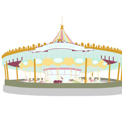 King arthur carousel print