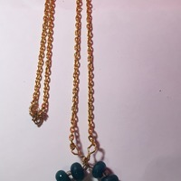 Chain Necklace with Center Circel  - Thumbnail 4