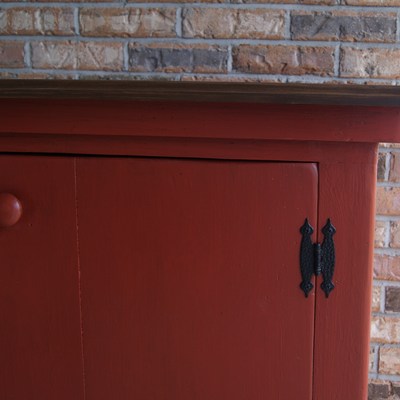Rustic buffet with primitive style.  shabby chic finish.  3 door unit handmade in usa.  solid piece of furniture