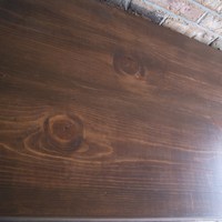 Rustic Buffet with primitive style.  Shabby Chic Finish.  3 door unit handmade in USA.  Solid Piece of furniture - Thumbnail 4