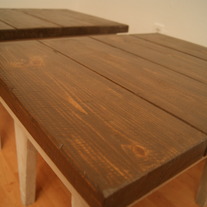 Side or End Table.  Works as a nighstand as well.  Tapered and detailed to make a unique piece.