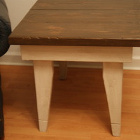 Side or End Table.  Works as a nighstand as well.  Tapered and detailed to make a unique piece. - Thumbnail 1