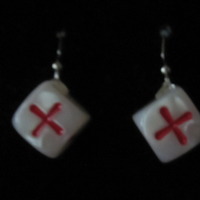FATE dice earrings - Thumbnail 1