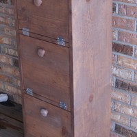 Rustic Harvest Bin, Fruit Cupboard, Bread box, Jelly Cupboard.  Kitchen Cupboard - Thumbnail 1