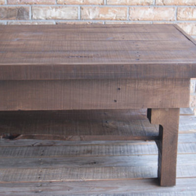 Reclaimed coffee table, rustic coffee table, a little shabby made from solid oak