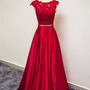 long prom dress, red prom dress, prom dress 2015, elegant prom dress, party prom dress, long evening dress, E280-1