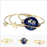 Harajuku planet / star / diamond ring - Thumbnail 4