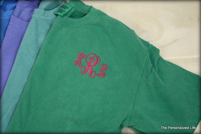 Comfort Colors Monogrammed Basic T-Shirt