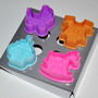 Cookie Cutter Stamp Mold 4pcs BABY SHOWER Series Pie Crust Cutter Set - Thumbnail 1