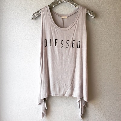 Light grey blessed tank - Thumbnail 2