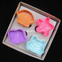 Cookie Cutter Stamp Mold 4pcs SEASHELL Series Pie Crust Cutter Set - Thumbnail 2