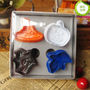 Cookie Cutter Stamp Mold 4pcs HALLOWEEN STYLE Series Pie Crust Cutter Set - Thumbnail 1