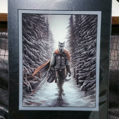 Scourge of the northern seas 8 x 10 matted print