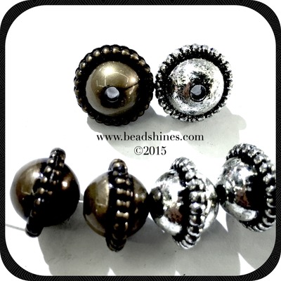 Spacer Beads 12mm x 10mm